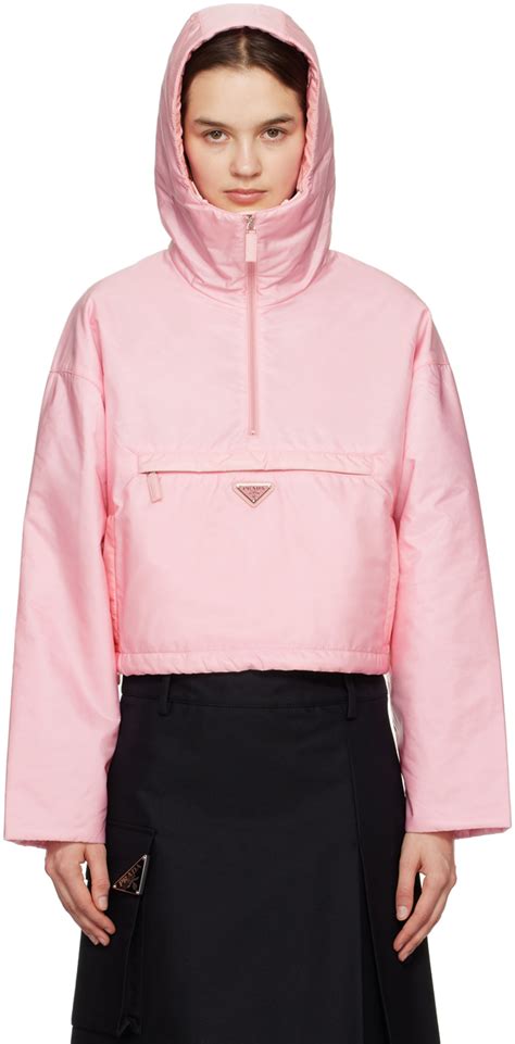 prada pink denim jacket